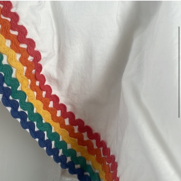 Oliphant white sheath dress with flutter sleeves - in like new condition - Picture 2 of 3